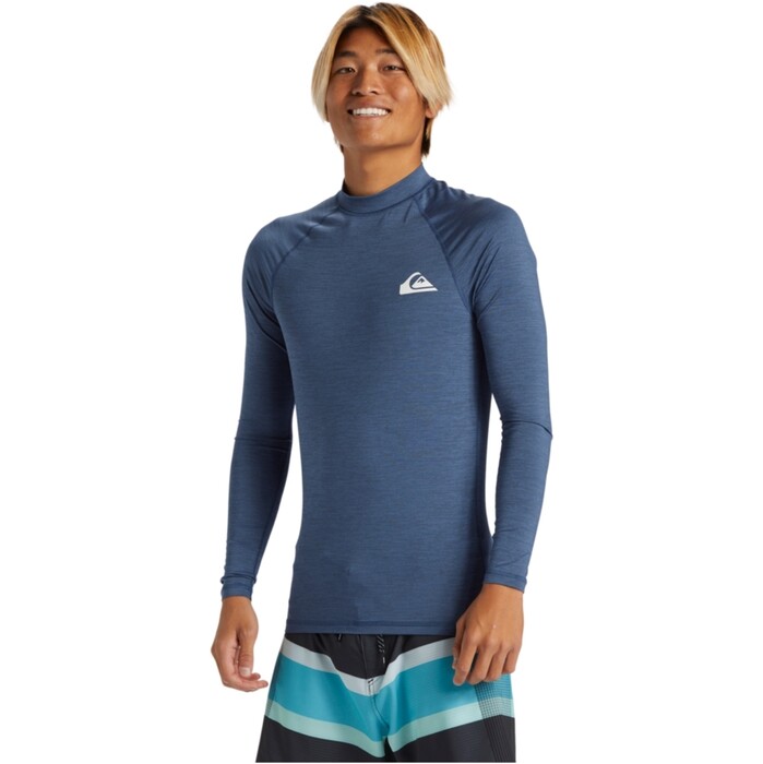 Quiksilver Mnner 2024 Everyday UPF50 Langarm-Lycra-Weste AQYWR03131 - Vintage Indigo Heather